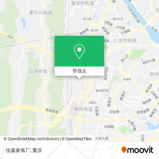 佳森家俬厂地图