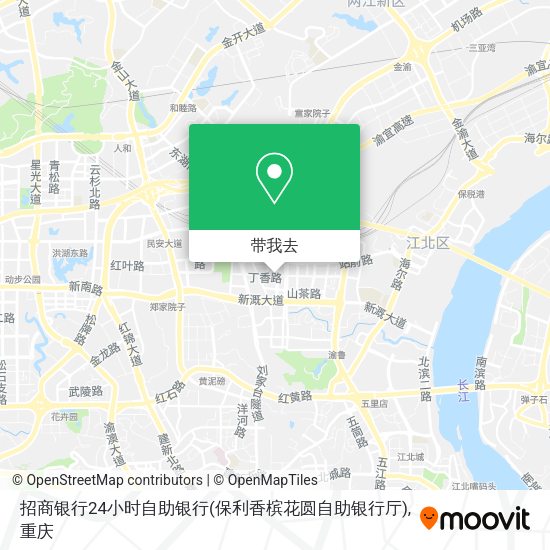 招商银行24小时自助银行(保利香槟花圆自助银行厅)地图