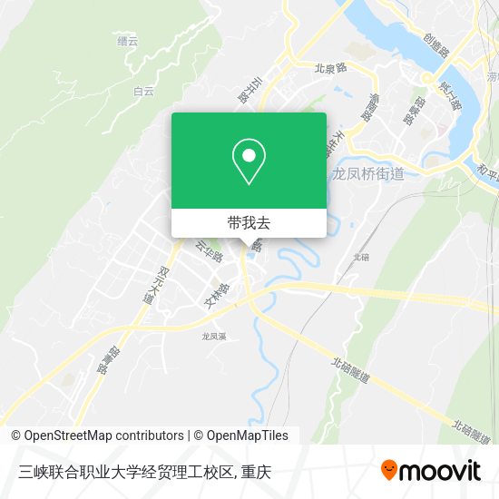 三峡联合职业大学经贸理工校区地图