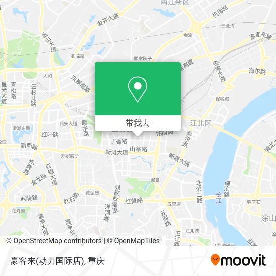豪客来(动力国际店)地图