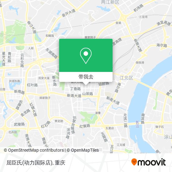 屈臣氏(动力国际店)地图