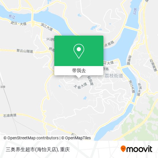 三奥养生超市(海怡天店)地图