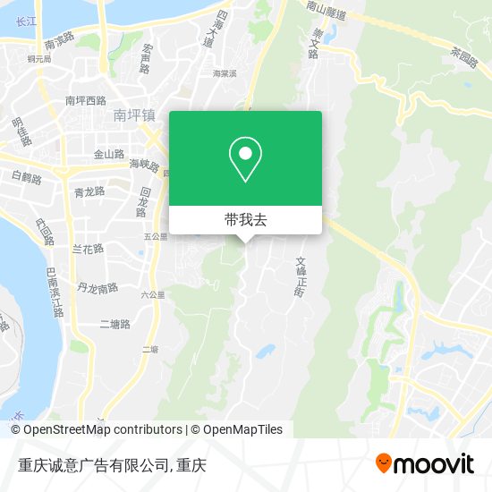 重庆诚意广告有限公司地图