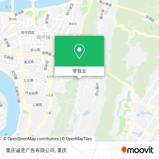 重庆诚意广告有限公司地图