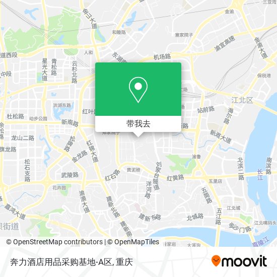 奔力酒店用品采购基地-A区地图