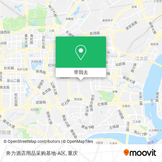奔力酒店用品采购基地-A区地图