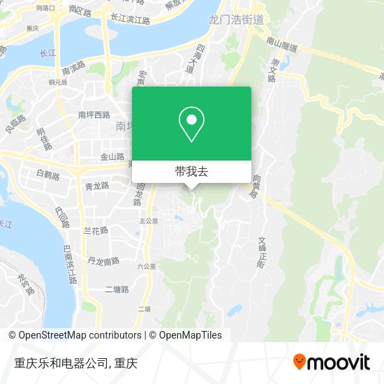 重庆乐和电器公司地图