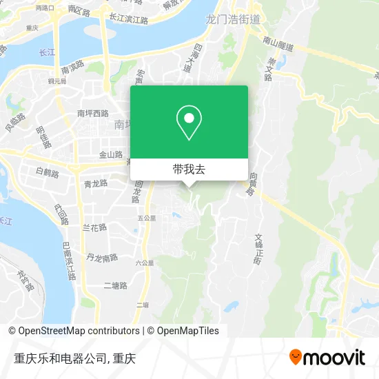 重庆乐和电器公司地图
