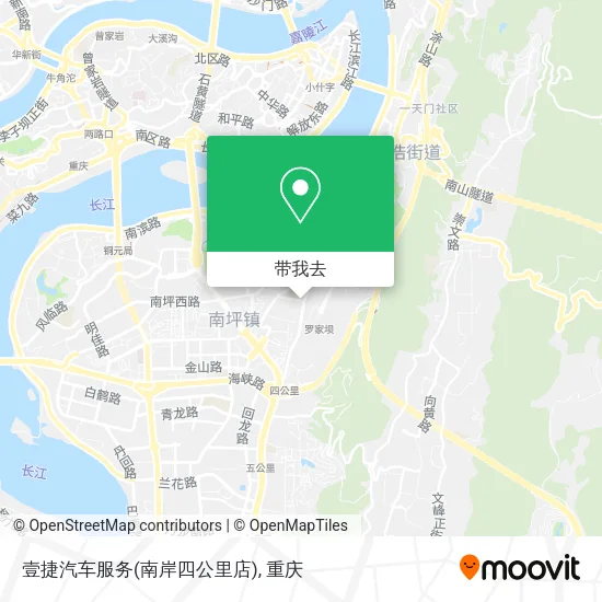 壹捷汽车服务(南岸四公里店)地图