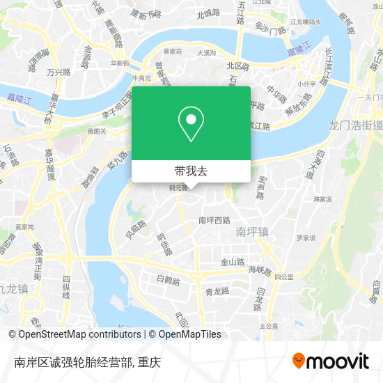 南岸区诚强轮胎经营部地图