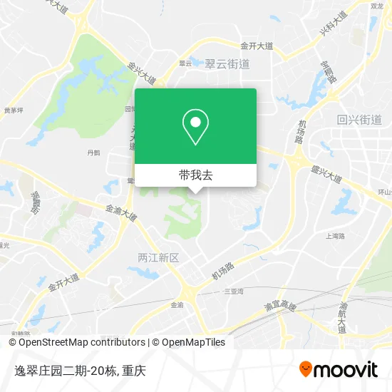 逸翠庄园二期-20栋地图