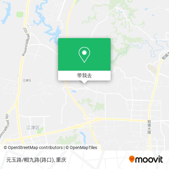 元玉路/帽九路(路口)地图