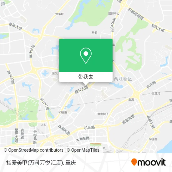 指爱美甲(万科万悦汇店)地图