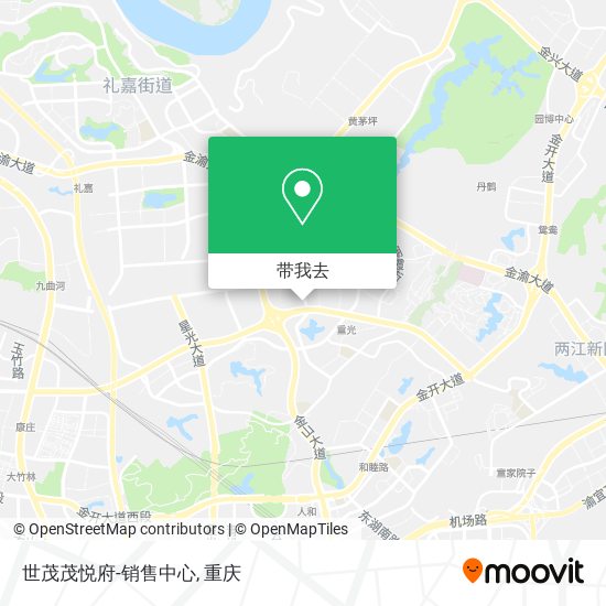 世茂茂悦府-销售中心地图