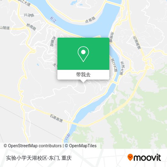 实验小学天湖校区-东门地图