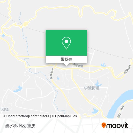 踏水桥小区地图