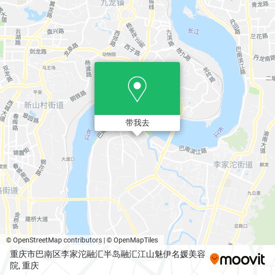 重庆市巴南区李家沱融汇半岛融汇江山魅伊名媛美容院地图