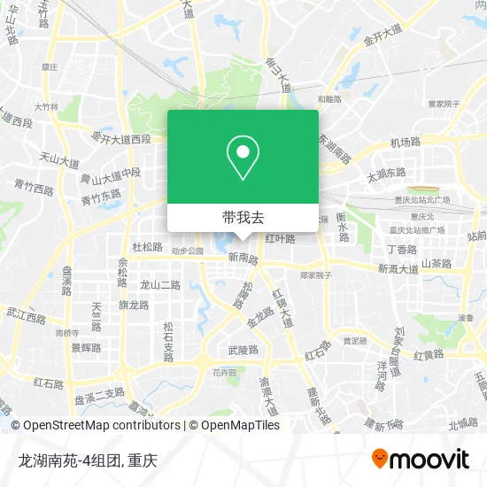 龙湖南苑-4组团地图