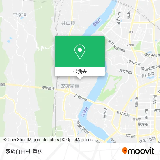 双碑自由村地图