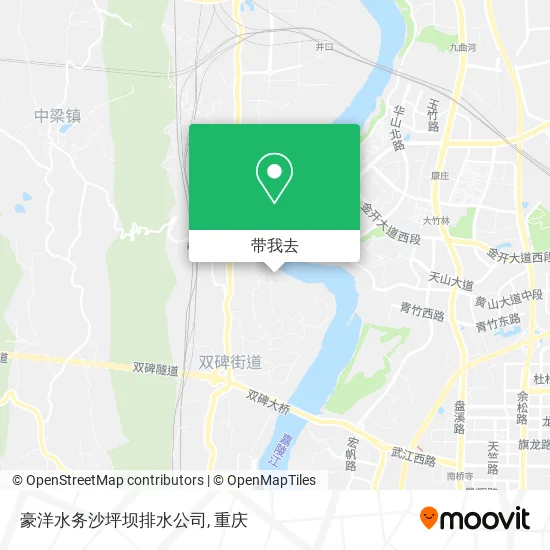 豪洋水务沙坪坝排水公司地图