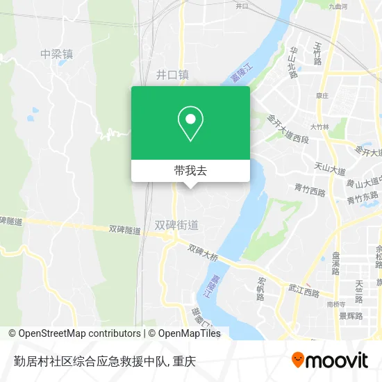 勤居村社区综合应急救援中队地图