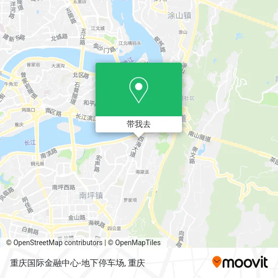 重庆国际金融中心-地下停车场地图