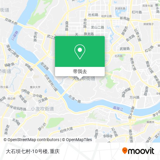 大石坝七村-10号楼地图