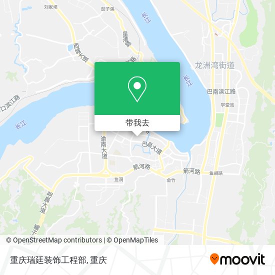 重庆瑞廷装饰工程部地图