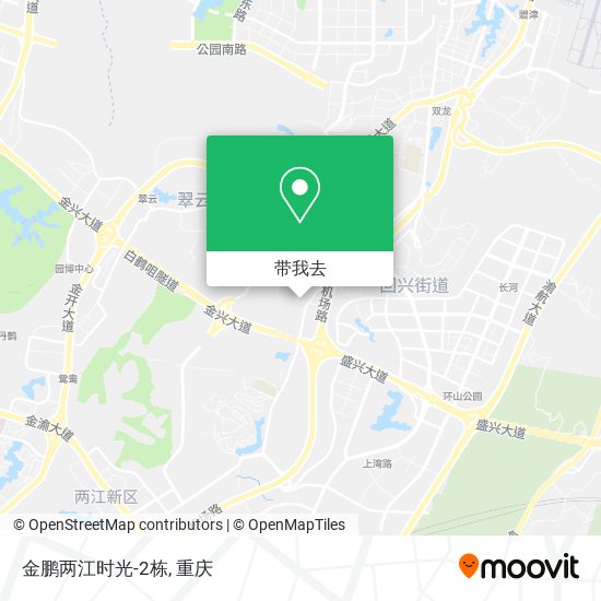 金鹏两江时光-2栋地图