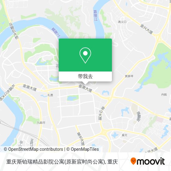 重庆斯铂瑞精品影院公寓(原新宸时尚公寓)地图
