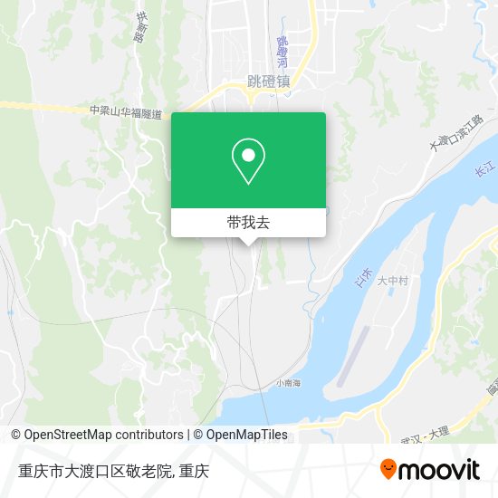 重庆市大渡口区敬老院地图