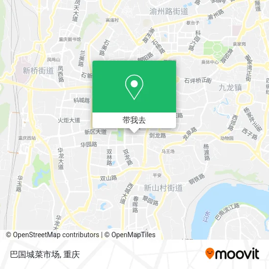 巴国城菜市场地图