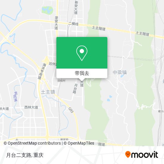 月台二支路地图