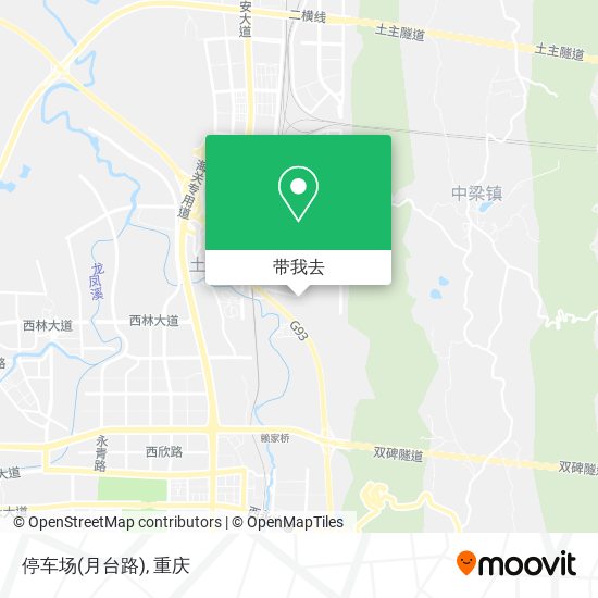 停车场(月台路)地图