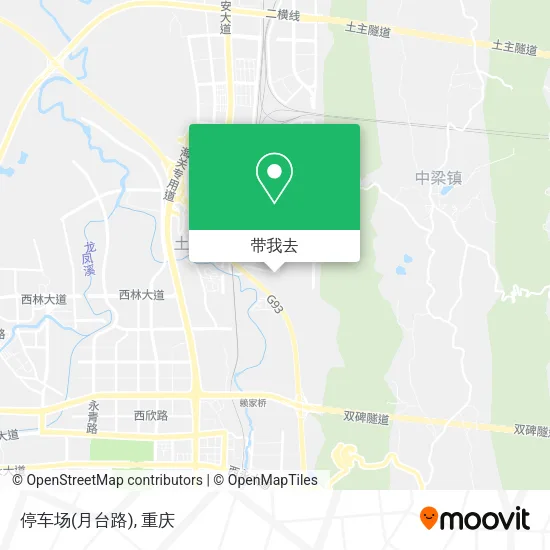 停车场(月台路)地图