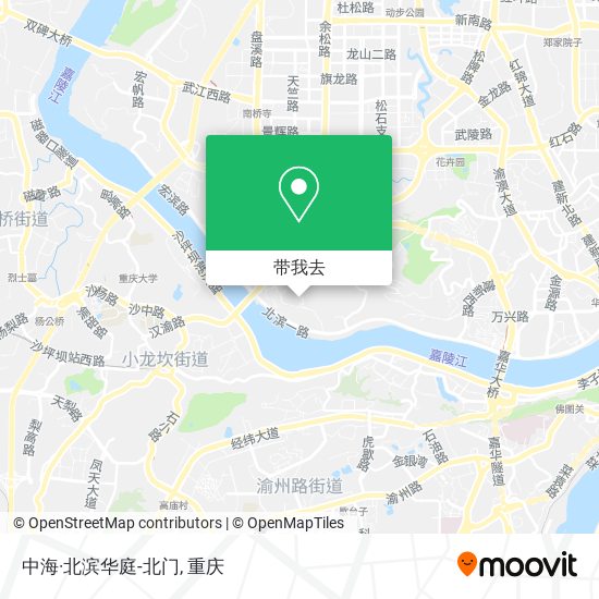 中海·北滨华庭-北门地图