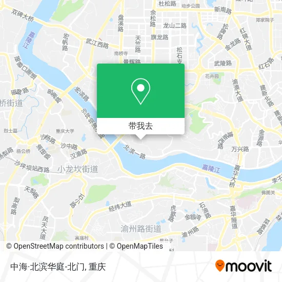 中海·北滨华庭-北门地图