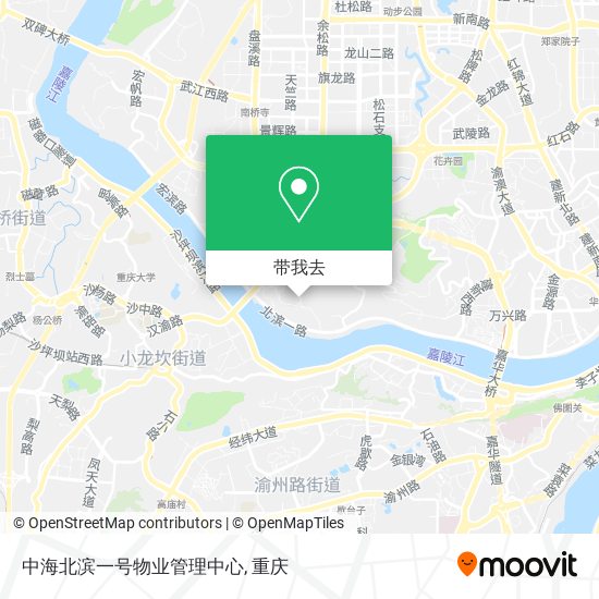 中海北滨一号物业管理中心地图