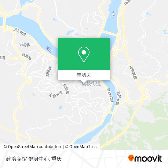 建涪宾馆-健身中心地图
