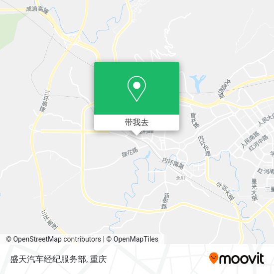 盛天汽车经纪服务部地图