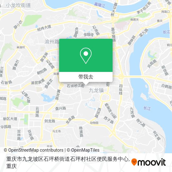 重庆市九龙坡区石坪桥街道石坪村社区便民服务中心地图