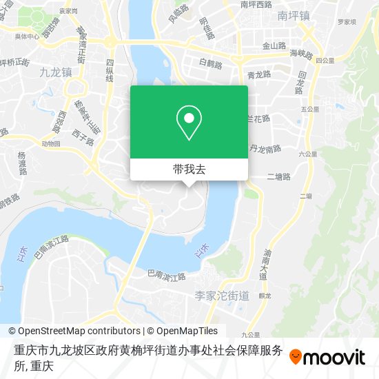 重庆市九龙坡区政府黄桷坪街道办事处社会保障服务所地图