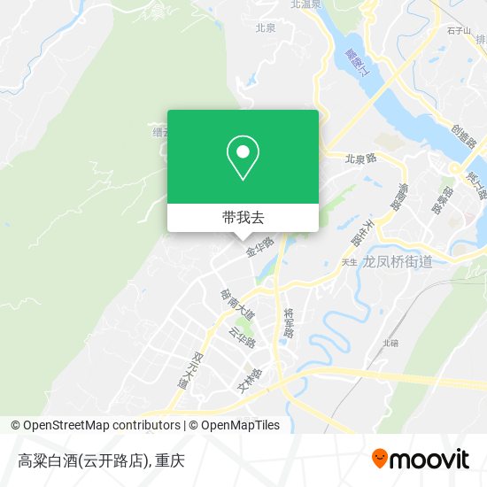 高粱白酒(云开路店)地图