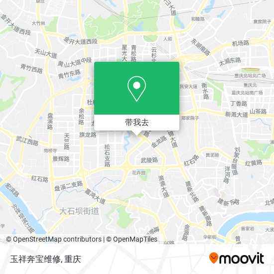 玉祥奔宝维修地图