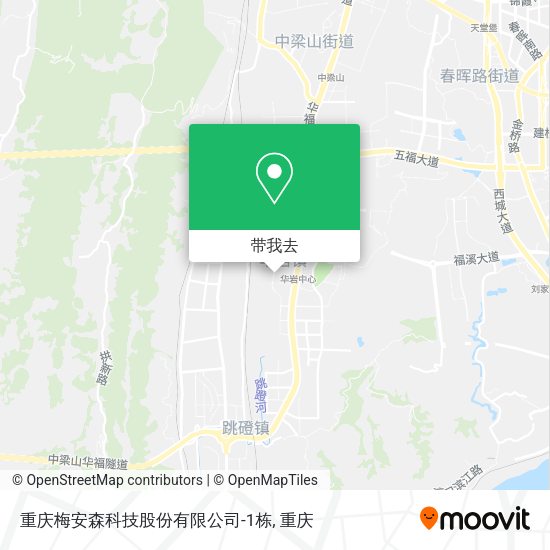 重庆梅安森科技股份有限公司-1栋地图