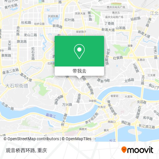 观音桥西环路地图