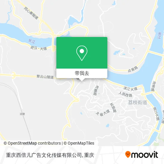 重庆西倍儿广告文化传媒有限公司地图