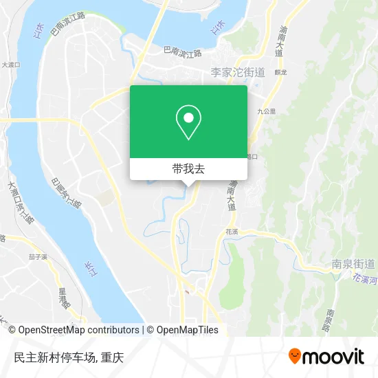 民主新村停车场地图