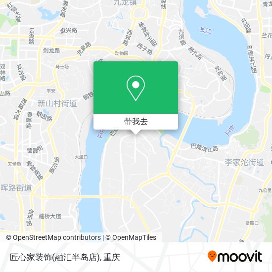 匠心家装饰(融汇半岛店)地图