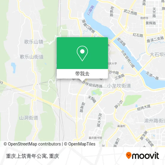 重庆上筑青年公寓地图